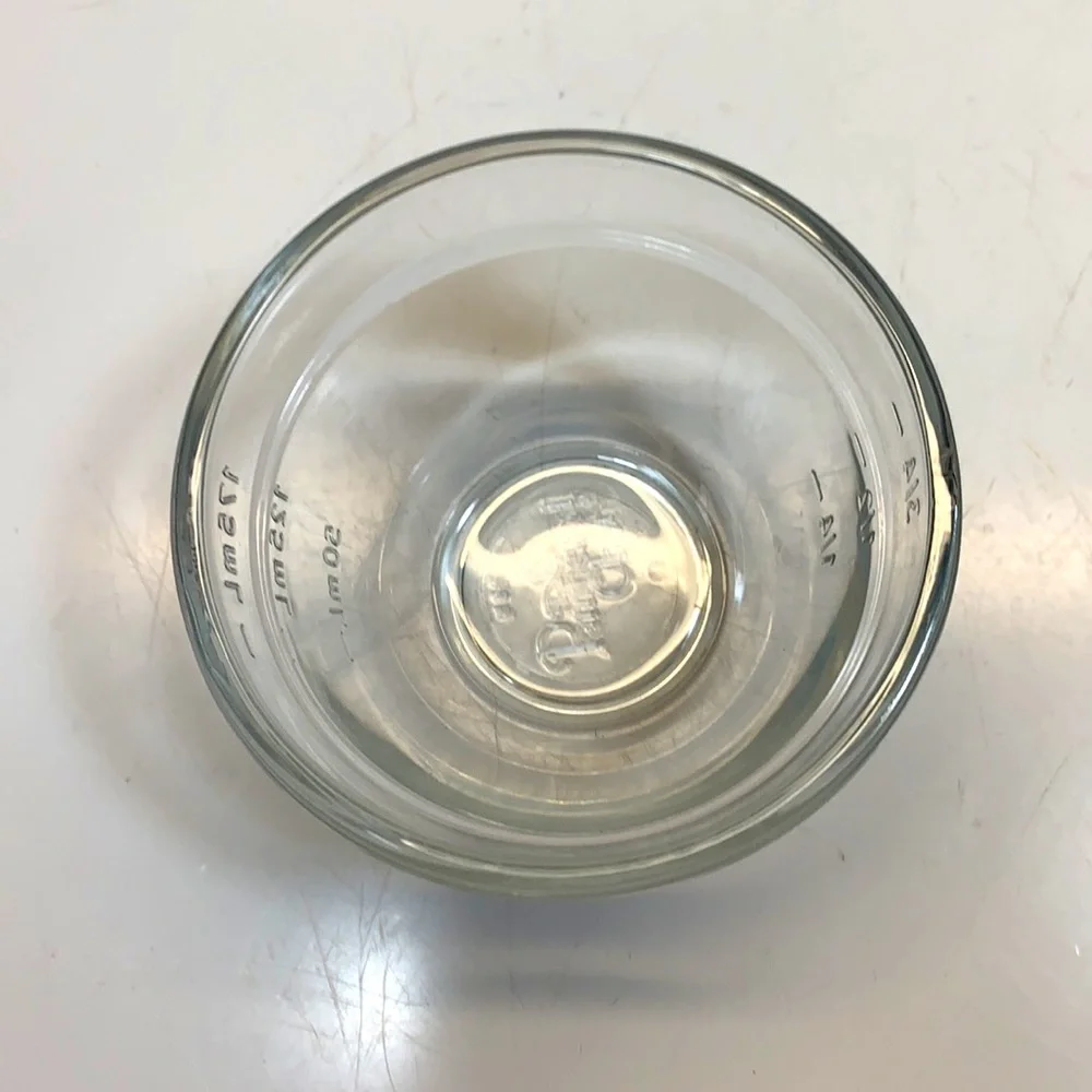 Pampered Chef measuring cup prep bowl tempered glass
